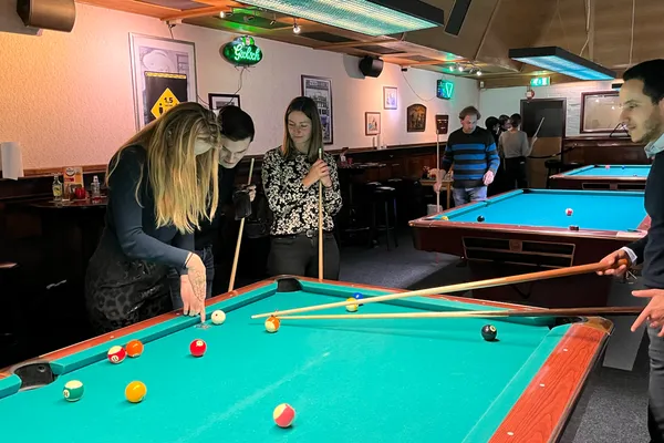 Pool table fun
